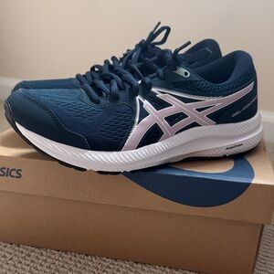 ASICS Women's Gel-Contend 7 - Navy and White